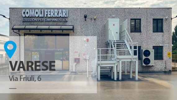 IL PUNTO VENDITA DI VARESE SI TRASFERISCE